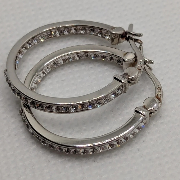 Sterling hoops - Picture 4 of 5